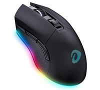RajoNN Mouse Wireless Mouse, Mouse da Gioco cablati RGB di Tipo C con 7 Pulsanti programmabili, Mouse da Gioco RGB Ricaricabili 10000 DPI, 150 IPS, Frequenza di Polling 1000 Hz, per PC e