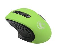RajoNN Mouse Wireless Mouse, Mouse PC Silenzioso Multi-Dispositivo USB da 2,4 GHz, Mouse Portatili ergonomici 1600 DPI, per Computer Portatile Windows (Colore : Green)