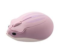 RajoNN Mouse Wireless Mouse, Mouse per Computer a Forma di Criceto Simpatico, Mouse Senza Fili USB Portatile 1200 DPI, per PC Laptop Computer Notebook (Colore : Purple)