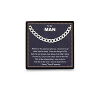 Rajputana Catena cubana in argento Sterling S925, spessore 5 mm, regalo per ragazzi e uomini, ipoallergenica, collana a catena barbazzale, gioielli regalo per lui 45/50/56/61 cm, 24inch, Argento