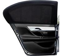 Rajvia Tendine Parasole Auto Bambini,Oscuranti Misura Universale Senza Ventose Esterne Protezione Neonati da Raggi UV Autoaderente Automatica Kit Finestrini Posteriori (L)