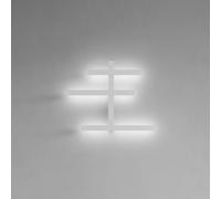 RAKE AL - APPLIQUE APARETE BIANCO A LED 3000K 4056LM 33,8W DIMMERABILE