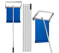 Rake da 20 Piedi, Rake da Neve in Alluminio con Scivolo da Neve e Asta Telescopica, Facile da Usare con Le Ruote, Sicuro e Che Fa Risparmiare Lavoro, per Liberare il Tetto, la Neve Del Veicolo e Le F