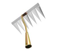 Rake onotching - robusto strumento manuale, estrattore di radici da giardino | Accessorio di lavaggio anti -rouille durevole -ragion -razza, strumento di giardinaggio versatile per prati, orti, fattor