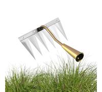 Rake onotching - robusto strumento manuale, estrattore di radici da giardino | Accessorio di lavaggio anti -rouille durevole -ragion -razza, strumento di giardinaggio versatile per prati, orti, fattor