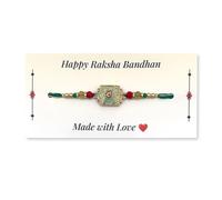 Rakhi for Brother - Fancy Rakhi - Designer Rakhi per Bhaiya Bhabhi - Filo Rakhi per Rakshabandhan - Rakhi Premium per Verra