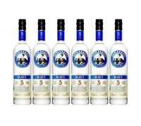 RAKI - Beylerbeyi Mavi Raki 6 x 70cl | Brandy Turco Aromatizzato All'Anice - 100% Uva Fresca - Senza Zuccheri Aggiunti - Tripla Distillazione - Gradazione Alcolica 45%