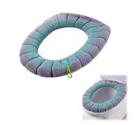 Rakiuty Bagno Coprisedile WC Pad,Coprisedile Universali per WC,Caldo Cuscino del Sedile del Water,Cuscini per Cuscino per WC,Toilette Copri Sedile,Copri Sedile WC Morbido Invernale (Verde)