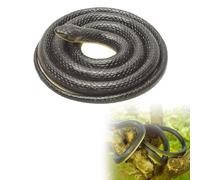 Rakiuty Figure di Serpenti Elastici in Gomma,Serpente di Gomma Elastico,Serpenti di Gomma Finti Realistici,Serpente Giocattolo di Gomma,per Spaventare Gli Uccelli, Scherzi, Festa di Halloween,1 Pezzi