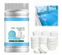 Rakiuty Pool Cleaning Tablets, Compresse Effervescenti per Piscina, Swimming Pool Tablets, per Piscina, Toilette, Jacuzzi, Spa, 100g