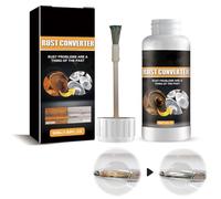 Rakiuty Primer Antiruggine per Auto,Convertitore di Ruggine e Primer,Convertitore Ruggine,Primer Antiruggine,Convertitore di Ruggine con Pennello,Convertitore di Ruggine 2 in 1 con Pennello (Bianco)