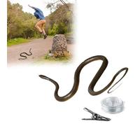 Rakiuty Scherzo Serpente di Golf,Snake Prank for Golf,Divertente Clip su Snake,Clip on Snake Prank,Rubber Snake Prank with String,Clip On Snake Prank,Snake On A String Prank,Giocattolo del Serpente