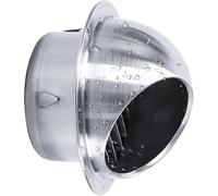 RAKKYOFD Copertura for griglia a persiana da 50-300 mm Che blocca i Venti contrari, Copertura Esterna for sfiato dell'asciugatrice, Copertura for Presa d'Aria a Parete Rotonda in Metallo(125mm-5in)