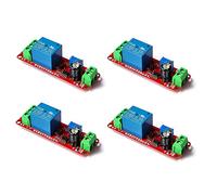 RAKSTORE 4 pz NE555 Interruttore Timer Modulo Regolabile Ritardo Modulo Relè DC 12 V Ritardo Relè Scudo 0 ~ 10 S