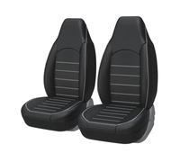 RAKTDA 2 Pezzi Auto Set Coprisedili per Nissan Juke 2019 2020 2021 2022 2023 2024, Universale in Pelle PU Impermeabile Fodere Anteriori Auto Accessori, C-Gray Line