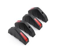 RAKTDA Paraurti Posteriore Auto per Peugeot 206 CC SW 207 208 307 CC/3008 2007-2023 2024, Posteriore Spoiler, Ala Splitter Anti-Urto Protezione Decorazione Accessori, Black And Red