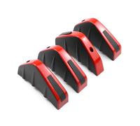 RAKTDA Paraurti Posteriore Auto per Peugeot 207 207CC 207 SW 206 206CC 206 SW 208 307 308 2008 3008, Posteriore Spoiler, Ala Splitter Anti-Urto Protezione Decorazione Accessori, Red