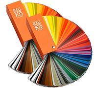 RAL K5 Mazzetta colori, 1 x lucida, 1 x semi-opaca, campioni di colore a pagina intera