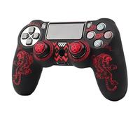RALAN Tiger Design - Cover per controller con 2 impugnature per pollice, compatibile con controller PS4/Playstation 4 Slim/Pro
