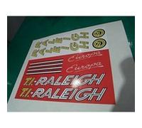 Raleigh " Europa " Decalcomania Set Per 1982-1983 Strutture