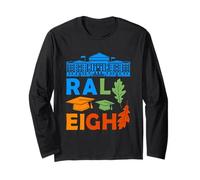 Raleigh North Carolina Souvenir Uomo Raleigh Maglia a Manica