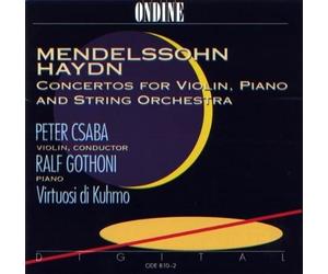 Ralf Gothoni Mendelssohn: Concerto for Violin, Piano & String Orchestra in (CD)