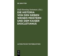 Ralf-Henning St Die Historia von den sieben weisen Meistern u (Copertina rigida)