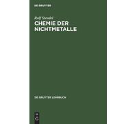 Ralf Steudel Chemie Der Nichtmetalle (Copertina rigida)