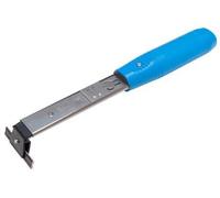 RALI Multifunzione Shark L Edizione Raschietto | Utensile Raschietto con 3 Lame Intercambiabili da 25, 50 e 65mm | Convertibile in Scalpello o Seghetto, Raschietto per la Pulizia di Vernice, Adesivo