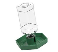 RALIYATX Distributore di alimentazione, Distributore automatico di acqua per rettili Easy Food Feeder Ciotola d'acqua per tartarughe e lucertole annaffiatoio per animali domestici antiscivolo - Verde
