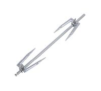 RALIYATX Forchetta per pollo arrosto, griglia in acciaio inox, per girarrosto, carne, spiedo, barbecue, girarrosto, per barbecue all'aperto, asta da 34 cm