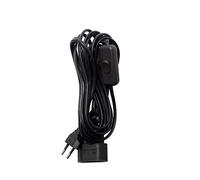 Rallonge avec interrupteur - Noir - 4m
