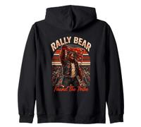 Rally Bear ha Trovato la Moto della tribù Felpa con Cappuccio