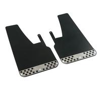 Rally, coppia paraspruzzi anteriori/posteriori - Nero