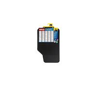 Rally coppia tappeti in gomma anteriori B cm 70x46 per Toyota Land Cruiser