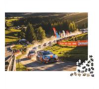 Rally Fuoristrada 1000 Pezzi Jigsaw Puzzle Riciclabile Cross-Country Car Puzzles per Anziani Accessori per il Tempo di Gioco in Famiglia Allevia la Demenza Senile Great Regalo 70x50cm/1000 Pezzi