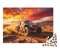 Rally Fuoristrada Puzzle per Bambini e Bambine 1000 Pezzi Riciclabile Rally nel Deserto Jigsaw Puzzle Divertente e Stimolante Gioco in Famiglia Ottima Idea Regalo per il Compleanno del Bambino 70...