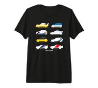 Rally Legends, Gruppo B, Auto da Rally, Design Classico Maglietta Premium