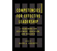 Ralph A. Gigliotti Competencies for Effective Leadership (Copertina rigida)