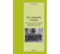 Ralph Blessing Der Mögliche Frieden (Copertina rigida)