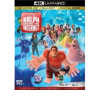 RALPH BREAKS THE INTERNET (4K UHD Blu-ray) John C. Reilly Sarah Silverman