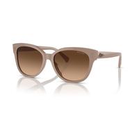 Ralph by Ralph Lauren RA 5305U Women's Sunglasses - Shiny Solid Beige Frame with Brown Gradient Lenses