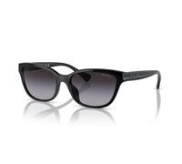 Ralph by Ralph Lauren RA 5307U Women's Sunglasses - Shiny Black Frame with Gradient Grey Lenses