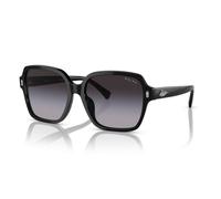 Ralph by Ralph Lauren RA5304U 5001/8G Women's Square Sunglasses - Shiny Black Frame, Grey Gradient Lenses
