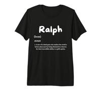 Ralph Definition Personalized Name Custom Costume for Ralphy Maglietta Premium