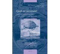 Ralph Dekoninck Quid est secretum? (Copertina rigida) Intersections