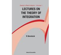 Ralph Henstock Lectures On The Theory Of Integration (Copertina rigida)