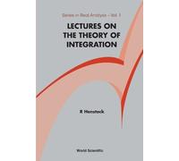 Ralph Henstock Lectures On The Theory Of Integration (Tascabile)