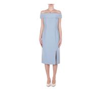 Ralph Lauren - Abito con spalle scoperte e dettaglio spacco - - Dresses - Donna - Blu - M