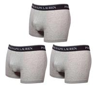 Polo Ralph Lauren – Confezione 3 paia boxer aderenti grigio mélange con fascia in vita con logo M